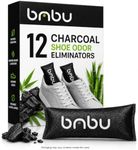 bmbu Charcoal Shoe Deodorizers - Activated Natural Bamboo Air Purifying Bag Insert for Sneakers Oder Eliminator Mini Bags -Absorber/Freshener for Gym Bag,Drawer,Closet,Car,Home, Cat Litter