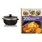 Morphy Richards Sear and Stew Slow Cooker 460016 Black and Rose Gold & Hamlyn All Colour Cookery: 200 Slow Cooker Recipes: Hamlyn All Colour Cookbook