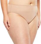 Jockey Women's Underwear No Panty Line Promise Hi Cut Brief, Flesh, 10