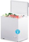 Muhub 10.0 Cu.Ft Deep Freezer with Removable Basket,Top Opening Chest Freezer, 10.0 Cubic Feet Large Freezer, Low noise，Adjustable Temperature（10.0 Cu.Ft)