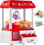 VISATOR Claw Machine Arcade Game Candy Grabber Machine Mini Vending Machine For Kids Gumball Machine Sweet Grabber Machine Prize Sweet Dispenser Grab Machine For Party Birthday For Girls Boys