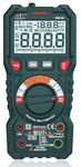 HTC DM98 with 6000 Counts True RMS/Autorange/Dual Display LCD/Live Wire Testing/Double Colour LCD for HIGH Alert/Input Jack LED Indicator Digital Multimeter