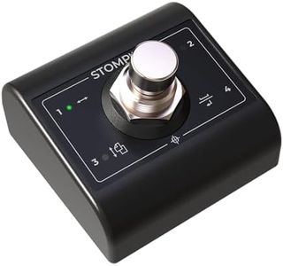 STOMP Mini Bluetooth Page Turner & App Controller - Ultra-Compact Single-Switch with Bidirectional Control, 100+ Hour USB-C Rechargeable Battery, Wireless Foot Pedal for Musicians, iOS, Android, Mac