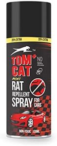 Shadow Securitronics Tom Cat Rat Repellent Spray | Mouse Repellent for Car Engine | Includes Protective Mask & Gloves | Leak-Free 120 ML | Highly Effective Car Rat Deterrent.