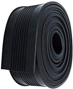 XMSound Garage Door Bottom Weather Stripping Rubber Seal Strip Replacement,5/16inch T Ends,3 3/4inch Widthx20 Feet Lenth,DS-0064