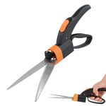 LYDODOKA Grass Shears Handheld, Razorsharp Hand Grass Clippers with 360 Degree Swivel Blades, Non-Slip Grass Clippers & Shears, Grass Shears Manual for Lawn, Hand Shears and Clippers for Grass