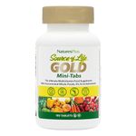 NaturesPlus Source of Life Gold Mini Tablets - Plant Based Multivitamin with Superfoods - Energy Booster, Immune Support - Vegetarian, Gluten Free - 180 Mini Tablets