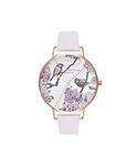 Olivia Burton Analogue Quartz Watch for Women with Blush Leather Strap - OB16PL35