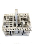 Quailitas Replacement Cutlery Basket – Foldable Handle, Dishwasher Basket Compatible w/ Hotpoint FDAL28, FDF780, FDF784, FDF570, FDL570, Wide Compartments