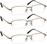 TruVision Readers 3 Pk - Gold Metal