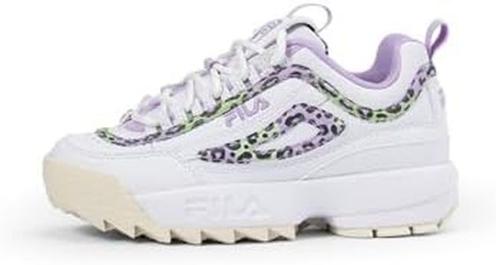 Fila Disruptor F Teens, Zapatillas Niñas, White Viola, 39 EU