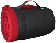 Kurgo Waterproof Dog Bed | Outdoor Bed for Dogs | Portable Bed Roll for Pets | Travel | Hiking | Camping | Wander Loft Dog Bed | Chili Red | Large