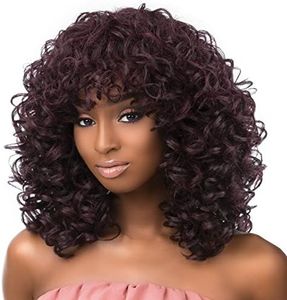 (F1B/30) - Sensationnel 100% Premium Fibre Instant Weave Synthetic Half Wig - GIGI (F1B/30)