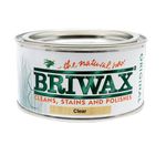 Briwax Original Clear 200g - New Size for Smaller Jobs - The Natural Wax - Cleans, Stains and Polishes