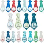 BLUE PANDA - Milestones of Baby's First Year, Monthly Necktie Stickers (Felt, 20-Pk)