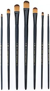 Majestic Royal and Langnickel Long Handle Paint Brush Set, Filbert, 7-Piece