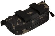 HUNTVP Tactical Eyeglasses Hard Case Molle Zipper Sunglasses Carrying Case Nylon with Clip (Camouflage)