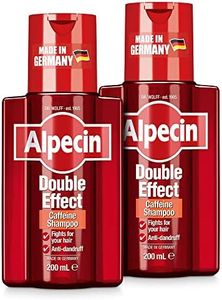 Alpecin Double Effect 2x 200ml | Anti Dandruff and Natural Hair Growth Shampoo | Energizer for Strong Hair | Hair Care for Men Made in Germany