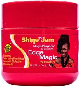 Ampro Shine-N-Jam Magic Fingers Edge Control Gel For Braiders (Pack of 2)