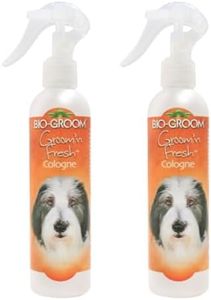 Bio-Groom Groom'n Fresh Dog Cologne - Deodorizing Spray, Dog Bathing Supplies, Puppy Wash, Cat & Dog Grooming Supplies, Cruelty-Free, Made in USA, Dog Perfume - 8 fl oz 2-Pack