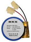 BXX Replacement Battery for Garmin 361-00047-00, 361-00064-00, Approach S1, Approach S3, Approach S4, Forerunner 110, Forerunner 210, Forerunner 210W, Forerunner S1, Forerunner S1W (200mAh/3.7V)