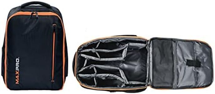 MAXPRO Maxpack Backpack | Custom travel backpack designed Fits all accessories | Mesh for the water bottle | Made with durable, weather-resistant 1680D polyester