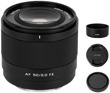 VILTROX AF 50mm F2.0 Air FE Full-Frame Large Aperture Lens for Sony E-Mount Cameras A7 A7II A7III A7RII A7RIII A7RIV A7SIII A9 A7C A6400 A6000 A6600 A6100 A6500