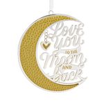 Hallmark Love You to The Moon and Back Christmas Ornament, Premium Metal