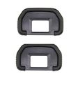 [2 Pack] Shenligod EB Viewfinder Eyepiece Eyecup Eye Cup Rubber for Canon EOS 5D Mark II,5D,50D,40D,30D,70D,6D,60D,60Da,10D, 20D,D30,D60,10s,Camera