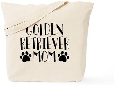 CafePress Golden Retriever Mom Tote Bag Natural Canvas Tote Bag, Reusable Shopping Bag