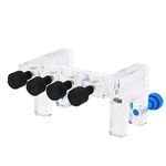 Acrylic Aquarium Soft Tube Fixture Holder Aquarium Water Pipe Clip Water Tube Clamp for Holding Dosing Pump Soft Hose