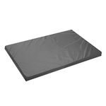 SAPPHIRE Dog Bed Soft Mat Cushion Pet Dog Pad Sleeping Mattress Puppy Crate Cages Cover Waterproof FR Approved Heavy Duty Mattress (Medium - 90 x 60 x 5.5cm, Black)