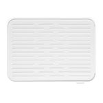 Brabantia 117466 Silicone Dish Drying Mat, Steel, Light Grey, 43.8 x 32.5 x 0.9 cm