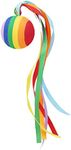 Winwinfly Colorful Long Ribbon Ball Car-Styling Vehicle Antenna Topper Decoration Non-Toxic Cost-Effective Convenient