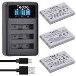 Tectra 3X EN-EL5 ENEL5 Batteries + LED 3-Slots USB Charger for Nikon Coolpix P500, P510, P520, P530, P90, P80, P100, P5000, P6000, S10, 3700, 4200, 5200, 5900, 7900 Cameras