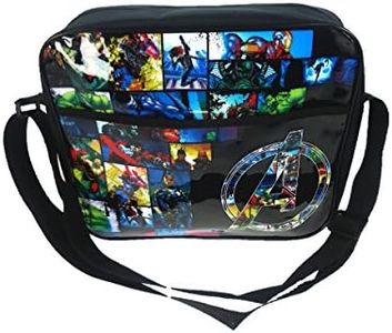 Marvel Courier Bag Borsa Messenger, 34 cm, Nero (Black)