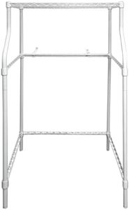 Magic Chef Clothing Drying Rack Stand for Laundry, Powder Coated Metal, White