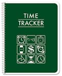 BookFactory Business Time Tracking Book/Time Tracker Log Book/Time Management LogBook 100 Pages 8.5" x 11" Wire-O (BUS-100-7CW-PP-(Time-Tracker)-BX)