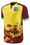 BOWLERS WEST Indies T20 Cricket Jersey 21-22 Half Sleeves (46 (Around 90 KG), Russell)