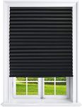 Estilo Black Window Shades - Pleate