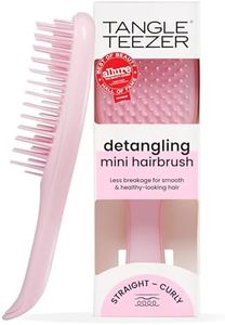 Tangle Teezer Ultimate Detangler Hairbrush, Eliminates Knots & Reduces Breakage, Mini Hair Brush for Travel, Small Hands & All Hair Types, Millennial Pink
