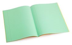 Dyslexia Tinted Exercise Books - A4-8mm lined with margin - Apple (10 Pack)