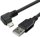 JSER 1.5m Left Angled 90 Degree Micro USB Male to USB 2.0 Data Charge Cable for Cell Phone & Tablet JSER