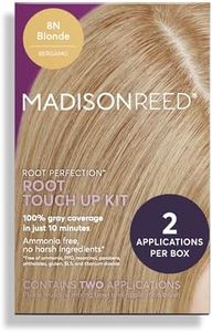 Madison Reed Root Perfection Permanent Root Touch Up, Dark Blonde 8N Bergamo, 10 Minutes for 100% Gray Root Coverage, Ammonia-Free Hair Dye, Two Applications