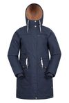 Mountain Warehouse Acorn Womens Borg Lined Padded Waterproof Parka Navy Women's Size 10