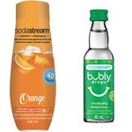 SodaStream Classic Orange, 440 milliliters & SodaStream bubly Drops Lime