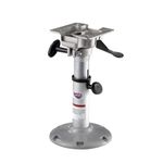 Attwood 2385405 LakeSport 238 Series Seat Pedestal with Seat Mount - Manually Adjustable, 12.5"-15.5" J-Slot