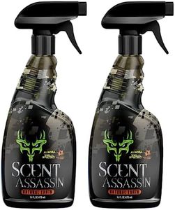 Scent Assassin Field Spray - Natural Earth, 16 fl oz, 2-Pack - Hunting Scent Eliminator - Scent Blocker Spray for Hunting - Cover Scent for Deer Hunting - Scent Away for Hunting & Camping