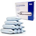 ICO 10pcs 12 Gram Co2 Cartridges Non-Threaded for Use with CO2 BB Gun, Airsoft Pistol CO2, CO2 Gun and Air Rifle