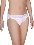 ExOfficio Women's Give-N-Go Lacy Low Rise Bikini Underwear Panties, Light Grape, Large